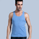 無(wú)痕背心男加肥加大碼男士無(wú)袖寬松運動(dòng)跨欄坎袖莫代爾健身工字寬肩冰絲背心男夏季打底夏肥佬胖子300斤 藍色窄肩 195/5XL（200-230斤）