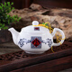 恒古（Heregur）高溫青花陶瓷特小號茶壺  功夫茶具配件 茶器 茶壺泡茶器 茶道零配件 福臨門(160ML)小茶壺