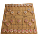 龍動(dòng)力龍動(dòng)力中國象棋實(shí)木 大號精品帶棋盤(pán)木制立體櫸木象棋皮革棋盤(pán) 純實(shí)木6.0象棋+皮革棋盤(pán)（8070）
