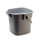 都倍力（DOPLAY） 方圓塑料大水桶儲水桶 14L家用洗墩布手提車(chē)載釣魚(yú)戶(hù)外 灰色090103