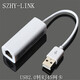 SZHY-LINK USB2.0轉(zhuǎn)PS/2鍵盤鼠標(biāo)有線網(wǎng)卡RS232串口并口打印機(jī)連接線HUB集線器 USB有線網(wǎng)卡百兆網(wǎng)線轉(zhuǎn)換器免驅(qū)支持win10
