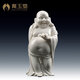 戴玉堂 德化陶瓷彌勒佛笑佛站像招財(cái)擺件客廳辦公室書房桌面裝飾品擺設(shè) 納福彌勒彌勒 D16-219
