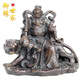 御緣世家趙公明武財福神銅像騎虎趙公明銅像工藝品擺件新房裝飾客廳擺設 紫銅色趙公明擺件