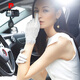 皮爾卡丹短款防曬手套女夏季戶(hù)外開(kāi)車(chē)騎車(chē)防嗮紫外線(xiàn)蕾絲手套女冰絲薄款 灰藍色