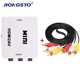 榮視通（RONGSTO） hdmi轉av高清轉換器1080p老電視機大麥盒子機頂盒轉接線(xiàn) hdmi轉av轉換器標配+AV線(xiàn)RST-XLC2