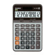 原裝卡西歐（CASIO)AX-120B計算器太陽(yáng)能多功能中型計算機 金屬灰 11.1cm X 17.6cm