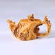 陶立方 紫砂壺功夫茶具茶壺紫砂茶具宜興全手工仿木泡茶壺新穎創(chuàng  )意茶具 樹(shù)樁青蛙