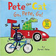 英文原版繪本 皮特貓系列：加油，皮特（附贈貼紙）Pete the Cat: Go Pete Go 兒童故事書圖畫書  小學教輔