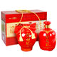 女兒紅紹興黃酒 女兒紅+狀元紅花雕酒禮盒1.5L*2壇 紅色喜慶團圓送禮酒 女兒紅+狀元紅 1.5L 2壇 禮盒裝