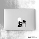 SkinAT外殼局部創(chuàng)意貼膜 蘋(píng)果筆記本電腦 MacBook貼紙 小小蘋(píng)果電腦 Air 13 M4/3/2