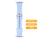 多比獸適用蘋果iwatch單色硅膠運(yùn)動(dòng)簡約華強(qiáng)北S9S10智能成人兒童電話手表通用表帶 淡紫色【經(jīng)典雙圈】