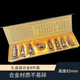 蓒鷸兵馬俑工藝品擺件西安旅游文創(chuàng)紀念品模型出國禮品送老外客戶朋友 8.5CM銅色合金8件套（不易碎）