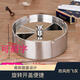 益馨榮 不銹鋼煙灰缸車(chē)載煙缸 旋轉帶蓋防風(fēng)防飛煙灰缸 可刻字 中號砂光