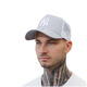 NEW ERA-MLB棒球帽男女情侶彎檐遮陽(yáng)透氣網(wǎng)帽TRUCKER  11588490灰色NY