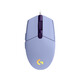 羅技（G）G102第二代電競游戲鼠標(biāo) RGB流光燈效 有線鼠標(biāo) 游戲級8000DPI傳感器 紫色