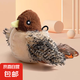 【京東快遞】貓玩具觸動感應(yīng)發(fā)聲逗貓棒毛絨仿真小鳥磨牙自嗨解悶 發(fā)聲玩具（小鳥）一只