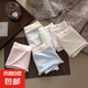 CariaKnar 莫代爾內(nèi)褲女士棉襠少女中腰透氣女生薄款大碼三角褲 混色3條裝 3條 L 100-120斤