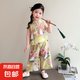 女童夏季套裝2025新款洋氣兒童衣服女國風新中式小女孩夏裝兩件套 圖片色 薄款 110 cm