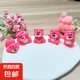 卡通動(dòng)漫立體公仔草莓熊樹(shù)脂小配件裝飾品小擺件玩具潮流卡通動(dòng)漫 草莓熊隨機三