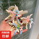 海洋系列發(fā)邊夾永生花海星貝殼漿果頭飾海邊旅游度假拍照發(fā)飾女 藍(lán)+粉花朵海星發(fā)夾-2個(gè)