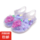 MINI DD女童水晶果凍鞋公主軟底涼鞋 葡萄 26 170mm
