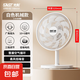 先科電風(fēng)扇家用臺式風(fēng)扇臺扇小型桌面風(fēng)扇制冷大風(fēng)力節(jié)能臥室學(xué)生宿舍辦公室遙控?fù)u頭循環(huán)扇 白色機(jī)械款加長線