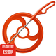 幼兒園兒童滾鐵環(huán)鐵圈風(fēng)火輪圓環(huán)80懷舊玩具小學(xué)生加粗手推環(huán)滾圈 23cm小號紅-一體桿加粗不銹鋼桿