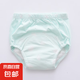 寶寶如廁訓(xùn)練褲兒童網(wǎng)眼透氣可水洗學(xué)習(xí)褲紗布尿布褲尿不濕隔尿褲 綠色-棉紗布提花網(wǎng)眼1條裝 100 【24-30斤】