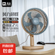 駱駝電風(fēng)扇家用桌面小風(fēng)扇臺(tái)式電扇循環(huán)扇制冷臥室學(xué)生宿舍辦公室床頭大風(fēng)力搖頭扇 臺(tái)扇-銀灰色【三檔風(fēng)/可搖頭】 單機(jī)-自帶1.3米線