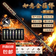 孫悟空如意金箍棒可聲控自動(dòng)伸縮激光寶劍兒童玩具男孩魔法熒光棒 玫瑰金【金箍棒】智能吹控聲控-三擋模式