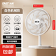 先科電風(fēng)扇家用臺式風(fēng)扇臺扇小型桌面風(fēng)扇制冷大風(fēng)力節(jié)能臥室學(xué)生宿舍辦公室遙控?fù)u頭循環(huán)扇 白色機(jī)械款