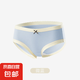 【線下門店同款】CariaKnar 新疆棉女士內(nèi)褲女抑菌襠少女透氣無痕 淺藍 1條 XL 110-130斤