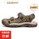 [GEOX制造商]大牌同廠男鞋夏季登山涉水鞋戶外徒步?jīng)鲂蟠a沙灘鞋 卡其VBXS17536 42