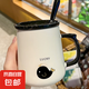 杯子陶瓷女新款2025馬克杯帶蓋帶勺子辦公室家用早餐情侶咖啡水杯 陶瓷馬克杯-乖巧海豚-1套