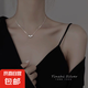 項(xiàng)鏈上新簡(jiǎn)約清新手工素幾何方塊吊墜設(shè)計(jì)感短項(xiàng)鏈鎖骨鏈女 【三個(gè)方塊項(xiàng)鏈】1條 FX款 無規(guī)格