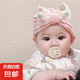 嬰兒帽子夏季薄款女寶寶新生兒胎帽嬰幼兒單層無骨夏天印度帽初生 米色彩球蝴蝶結(jié)）粉色 參考0-5個月（帽圍36-40）