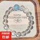 新款優(yōu)化白水晶手串海藍(lán)寶色女友手鏈女手工串珠簡約精致首飾禮物 水晶手串（大號(hào)12mm+10mm)
