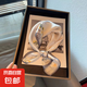 小方巾女浪漫百合真絲圍巾百搭100%桑蠶絲發(fā)帶小絲巾時尚小領(lǐng)巾 14305-主圖 53*53cm