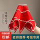 手絹花舞蹈一對(duì)成人考級(jí)專業(yè)東北二人轉(zhuǎn)兒童秧歌手帕廣場(chǎng)舞八角巾 考級(jí)梅花款【大紅色】成人款一對(duì)