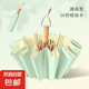 16骨晴雨傘男女太陽(yáng)兩用防曬防紫外大號(hào)抗風(fēng)高級(jí)感遮陽(yáng)傘折疊雨傘 16骨-薄萌蔥【彩膠-晴雨兩用傘】