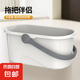 【品質(zhì)優(yōu)選】家用拖把桶擠水加大加厚塑料桶平板膠棉拖把清洗桶 白色