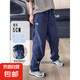 藏青色軟殼三防沖鋒褲男夏季薄款運(yùn)動(dòng)速干傘兵工裝褲子戶外登山褲 布丁-C661藏青色 薄款 2XL 【135-150斤】