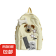 ins奶油風(fēng)雙肩包女初高中大學(xué)生大容量雙肩包通勤旅行大容量背包 MX-2322#黃色