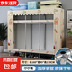 布衣柜家用簡易衣柜20管加粗全鋼架鋼管衣柜出租屋雙人收納掛衣柜 1.6米小小兔【合金鋼接頭】
