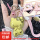 仿黃金手機(jī)掛繩hellokitty貓鑰匙扣KT貓可愛(ài)金閃閃卡通手機(jī)鏈包包掛件車(chē)掛飾送女友 KT貓掛飾+精美禮盒