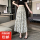 小個(gè)子復(fù)古碎花半身裙女春2025夏季新款高腰顯瘦蛋糕裙大擺A字裙 小個(gè)子杏色 身高145-157CM XL 建議115-130斤