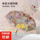 國(guó)潮油畫防曬防紫外線遮陽(yáng)傘加大防曬晴雨兩用便攜復(fù)古輕便雨傘 國(guó)潮粉色花卉 16骨 一把