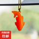 變色烤鴨掛件創(chuàng  )意車(chē)載掛飾可愛(ài)臉紅鴨子小乳豬后視鏡車(chē)內掛飾 變色烤魚(yú)【1個(gè)裝】