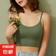 【免穿內(nèi)衣】背心式文胸可拆卸抹胸女無縫外穿打底文胸內(nèi)衣可外穿 1件裝【隨機色】 均碼【體重80-130】
