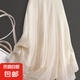 杏色不規(guī)則甜美半身裙女2025春秋新款網(wǎng)紗高腰溫柔風(fēng)紗裙仙女A裙 1303杏色 M 推薦【100-110斤】